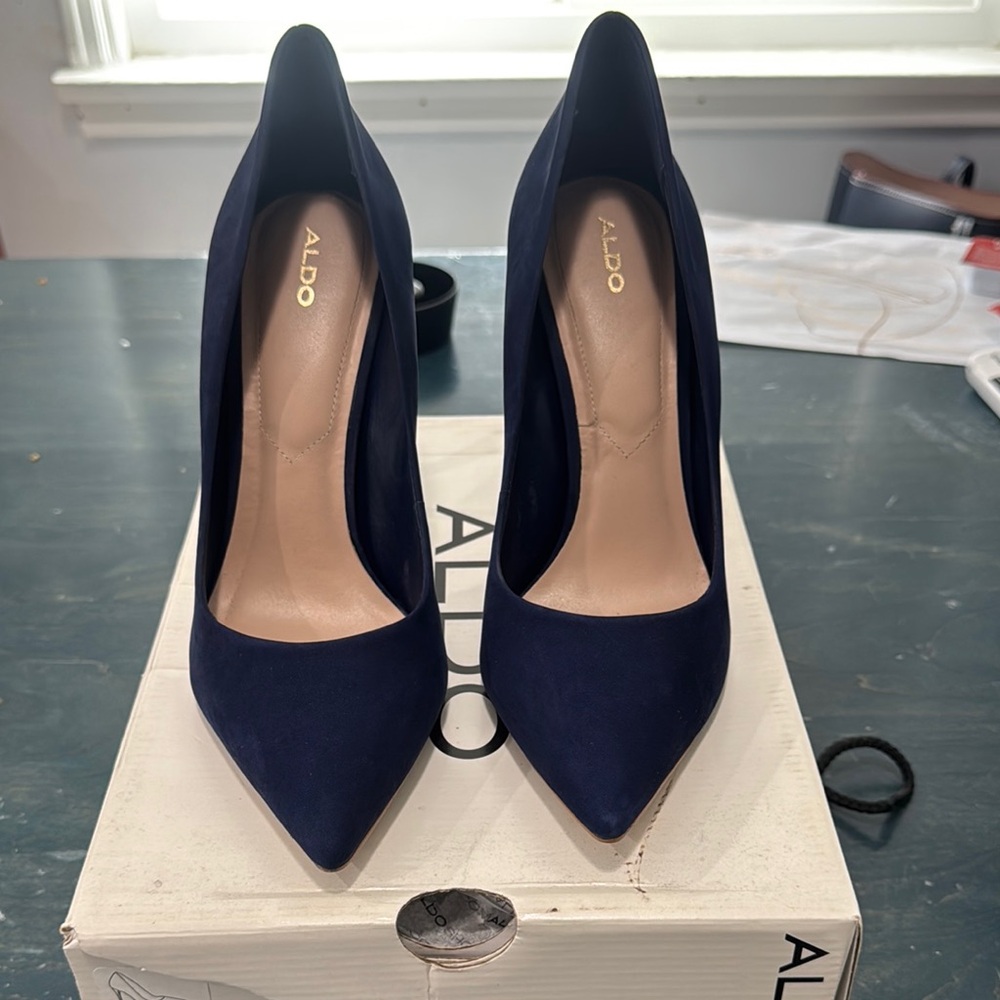 Aldo Blue Stiletto Heels Cassedy